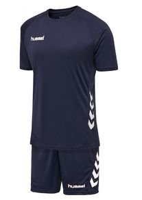 Hummel Trainingspak navy / wit 128