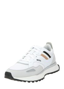 BOSS Heren Sneakers laag 'Jonah' lichtbruin / lichtgrijs / zwart / wit 40