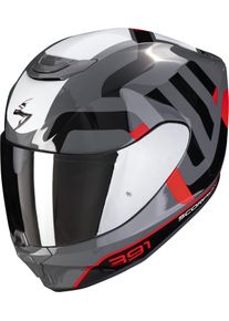 Scorpion EXO-391 Arok, integraalhelm , kleur: grijs/rood/zwart , maat: M