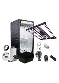 DiamondBox SL120 120x120x200cm kit complet LED Lumatek Zeus 465W PRO 2.9