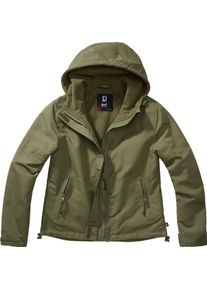 Brandit Windbreaker, textile jacket women , color: Olive , size: L