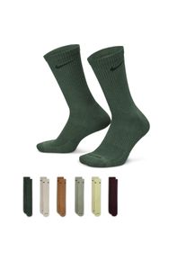 Chaussettes de training mi-mollet Nike Everyday Plus Cushioned (6 paires) - Multicolore