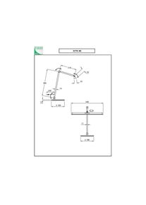 Fabas Luce LED-Schreibtischleuchte Beba, anthrazit, CCT, dimmbar