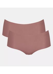 Sloggi - Culotte courte - Rose bois 00XL - Sloggi Zero Microfibre
