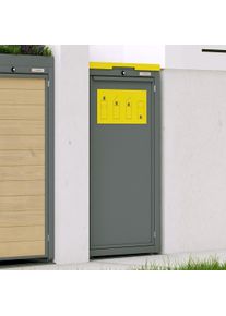 Caseta de colet BIO Stefan - Antracit (RAL7016) / Galben