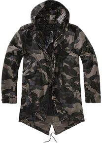 Brandit M51 US Parka, veste en textile , couleur: Darkcamo , taille: XL