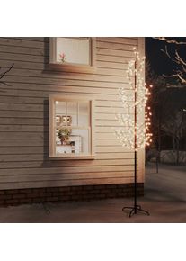 Arbre à led fleur de cerisier 368 led Blanc chaud 300 cm The Living Store Blanc