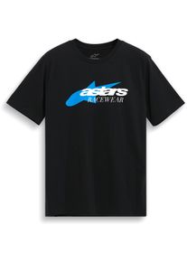 Alpinestars Profile CSF, t-shirt , kleur: Zwart/Wit/Blauw , maat: L