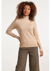 Smashed Lemon 23600 basic sand turtleneck