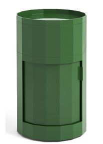 Facet Cabinet High Espace de rangement Hay Vert épinard