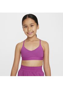 Brassière de sport Nike Indy pour fille - Pourpre