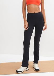 Pantalon de sport avec poche jambes évasées - noir - taille 38/40 (S) - bonprix