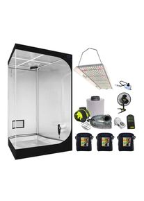 Kit Growbox DiamondBox 100x58x180 cm LED hortiOne 600 V3 220W