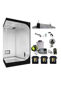 Kit Growbox DiamondBox 100x100x200 cm LED Sanlight EVO 4-100 1.5 265W