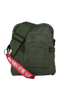 Alpha Industries Heren Schoudertas olijfgroen / rood One Size