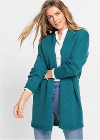 Lang vest - petrol - maat 56/58 (3XL) - bonprix