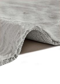 Hoogpolig vloerkleed met extra zacht velours - grijs - maat 160x230 cm - bonprix