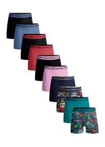 MUCHACHOMALO Heren 10-pack boxershorts print/effen