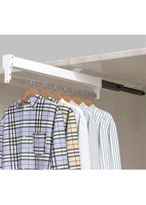 Tringle de Garde-Robe Extensible Extensible Rail de Cintre Rail de vêtements réglable de Garde-Robe (Size : 350mm) - S-giant