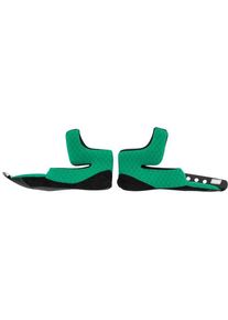 X-Lite X-802/R/RR/R Ultra/RR Ultra Racing, cheek pads , color: Green/Black , size: L