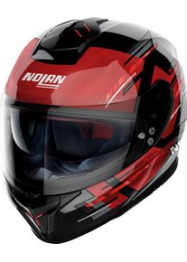 Nolan N80-8 Meteor N-Com, integraalhelm , kleur: zwart/donkerrood , maat: XS