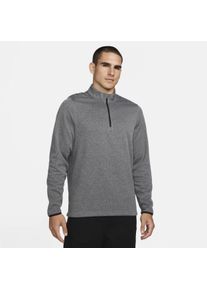 Nike Therma-FIT Victory Golftop met korte rits voor heren - Zwart