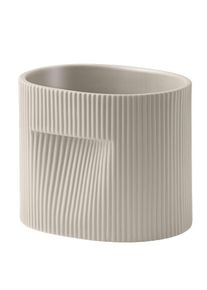 Ridge Planter pot de fleurs muuto H 15 cm