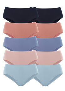 Petite Fleur Dames Heupslip in oranje ,maat 32/34, Witt, 95% Katoen, 5% Elastan