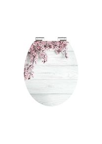 WC sedátko SCHÜTTE Flowers And Wood Soft Close MDF