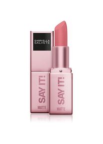 Gabriella Salvete Say It! It Matters rossetto opacizzante effetto cipria colore 01 4 g