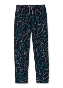 Schiesser Dames Pyjamabroek ' Mix & Relax ' donkerblauw / lila S