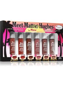 theBalm Cosmetics theBalm Meet Matt(e) Hughes Mini Kit Miami set di rossetto liquido (per un effetto lunga durata)