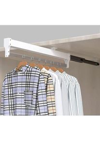 Tringle de Garde-Robe Extensible Extensible Rail de Cintre Rail de vêtements réglable de Garde-Robe (Size : 400mm) - S-giant