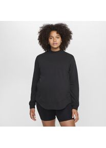 Haut réversible en molleton Nike (M) One pour femme (maternité) - Noir