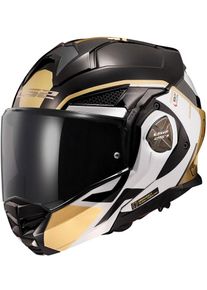 LS2 FF901 Advant X Metryk, modulaire helm , kleur: Zwart/Wit/Beige , maat: M