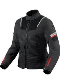 Revit Tornado 4 H2O, textile jacket waterproof women , color: Black/Dark Grey , size: 38