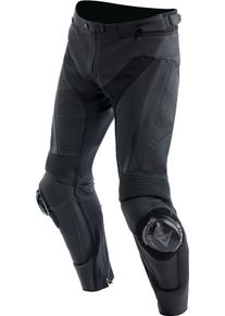 Dainese Delta 4, leather pants perforated , color: Black/Black , size: 62