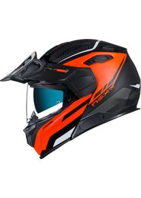 Nexx X.Vilijord Carbon Hiker, flip up helmet , color: Matt Black/Orange/Grey/Light Grey , size: XL
