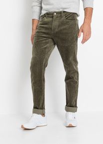 Pantalon en velours côtelé extensible et confortable Slim - vert - taille 54 - Velours côtelé - bonprix