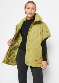 Oversized vattert funksjons-vest vannavvisende, grønn, størrelse 50, bonprix