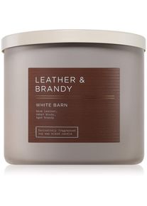 Bath & Body Works Bath & Body Works Leather & Brandy candela profumata 411 g