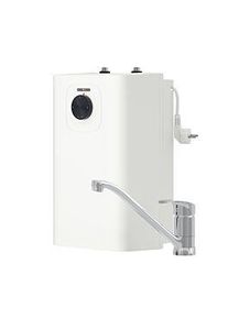 Stiebel Eltron druckloser Kleinspeicher SNU 5 Plus mit Einhebel-Armatur MAE-K für Spüle, antitropf- und thermostop-Funktion, mit Stecker, Untertischboiler 5 Liter Niederdruck, 2 kW, 204976