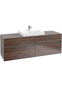 Villeroy & Boch Villeroy & Boch Collaro Waschtischunterschrank C02500VH 160x54,8x50cm, Waschtisch mittig, Arizona Oak