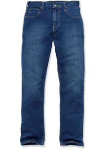 Carhartt Rugged Flex Relaxed Straight, jeans , kleur: lichtblauw , maat: W32/L32
