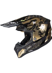 Airoh Aviator 3 The Legend, motocross helmet , color: Black/Gold , size: M