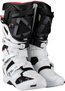 Leatt 5.5 FlexLock S23, bottes , couleur: Blanc/Noir , taille: US 7