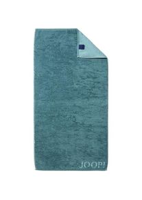 JOOP! Classic Doubleface Ręcznik kąpielowy kolor turkusowy Ręczniki frotte Unisex
