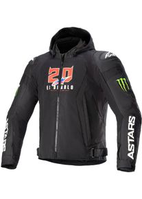 Alpinestars FQ20 Zaca Air Monster, textile jacket waterproof , color: Black/White , size: S