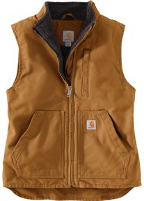 Carhartt Sherpa, vest women , color: Brown , size: L