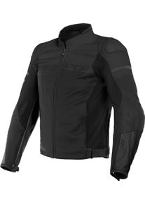 Dainese Agile, veste en cuir , couleur: Mat Noir/Noir/Noir , taille: 44